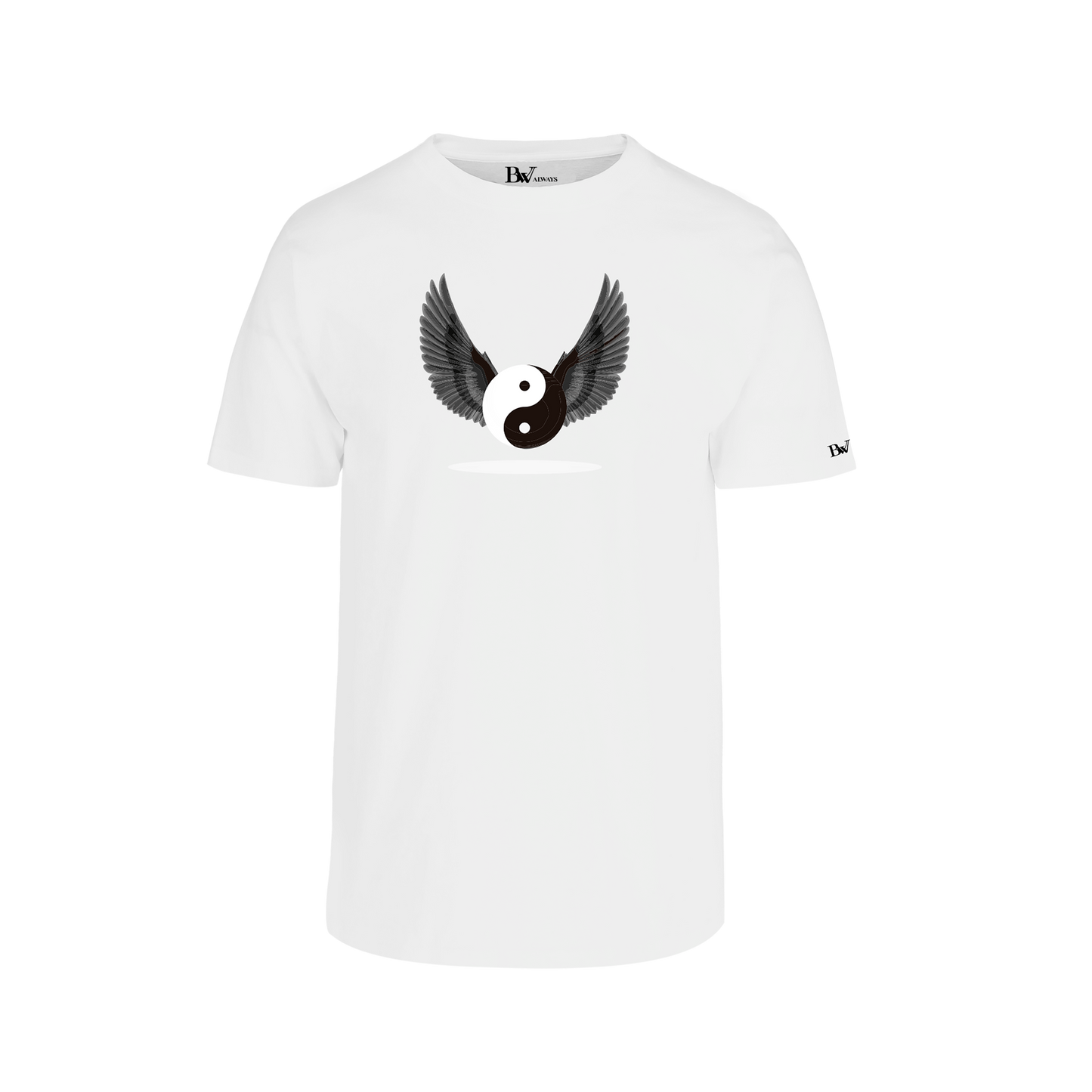 Playera BW "YING YANG ALAS BLACK 023"