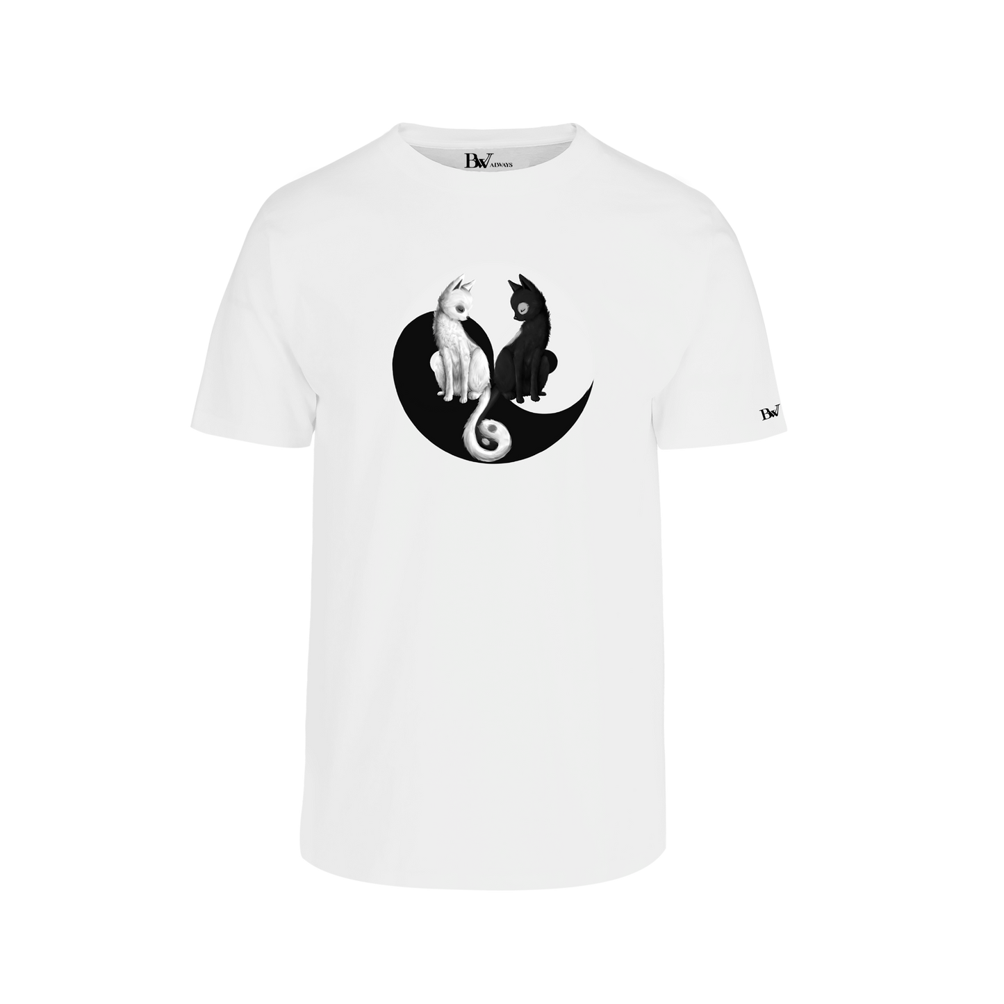 Playera BW "YING YANG GATOS 025"