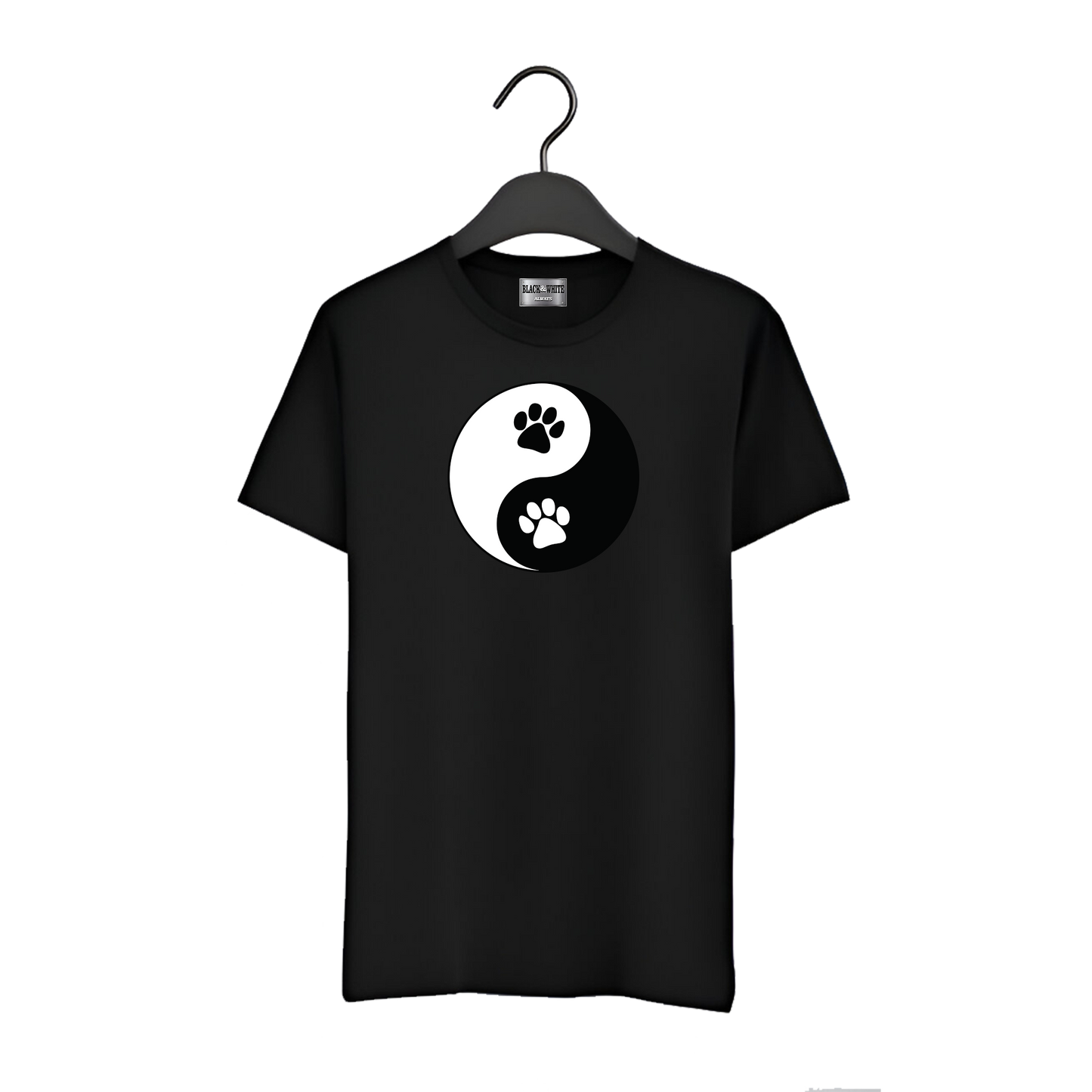 Playera BW "YING YANG HUELLAS 026"