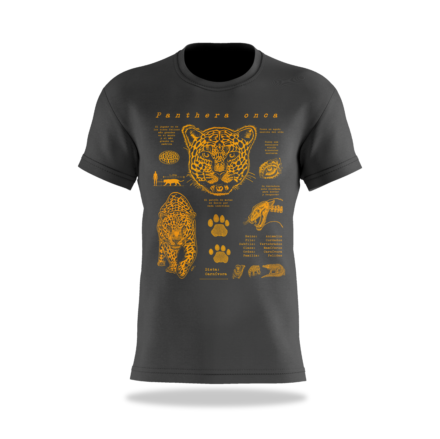 Playera Bio Ilustración "Jaguar"